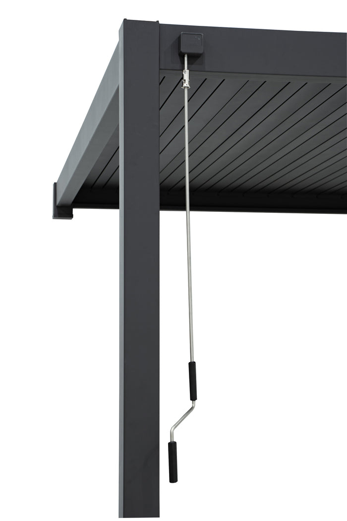 SORARA® Wall Mirador Classic 300 x 400 cm Charcoal Zwart