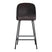 WOOOD Vogue Barkruk H 89 cm - Ecoleer - Zwart