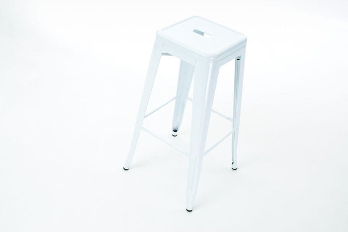 Legend Metalen barkruk wit - 65 cm