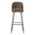 WOOOD Vogue Barkruk H 103 cm - Fluweel - Bouquet