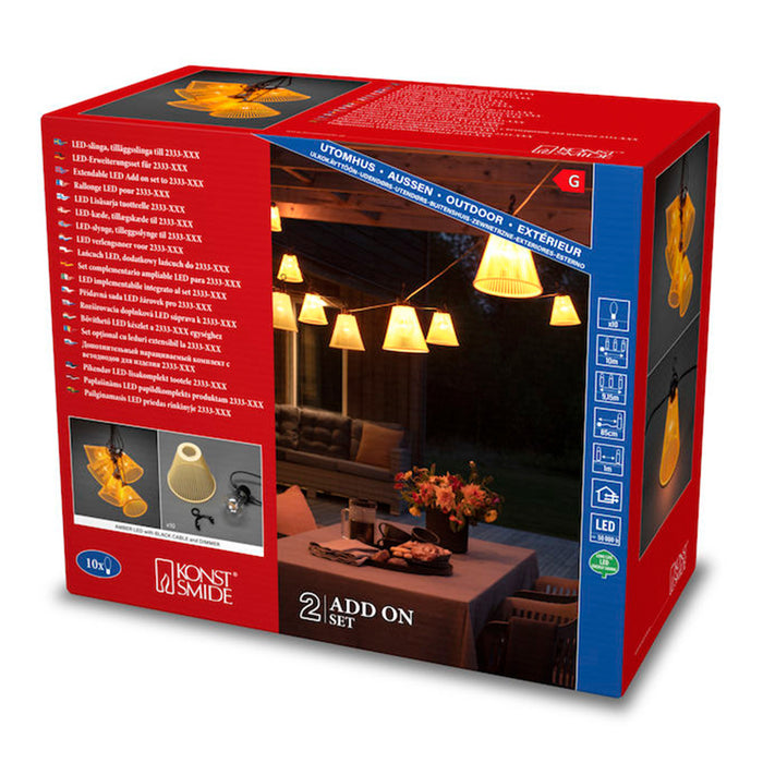 Konstsmide Decoraster Lichtsnoer