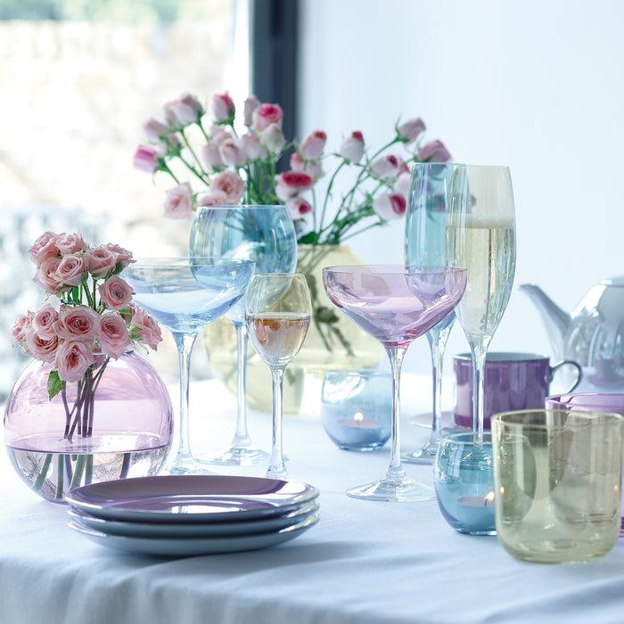 L.S.A. - Polka Tumbler 420 ml Pastel Set van 4 Stuks Assorti