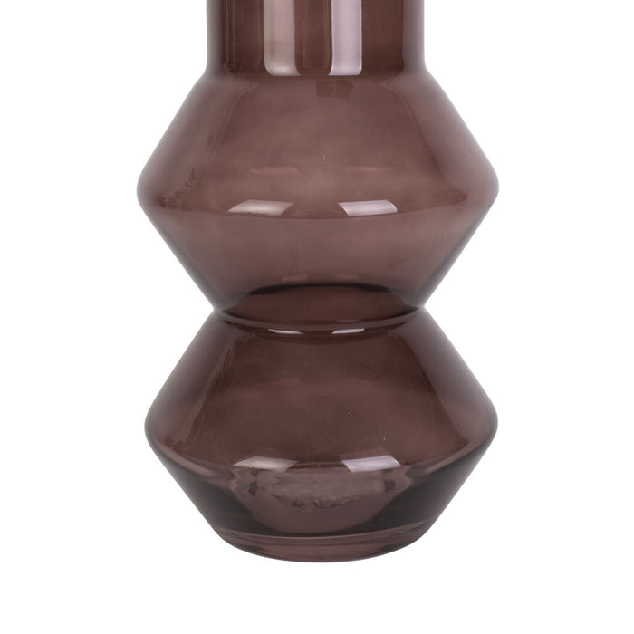present time Blush Vaas Large - Chocolade bruin