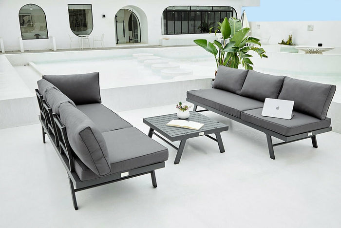 Feel Home - Alu Loungeset - Modica all in one - 8 opties