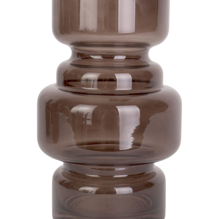 present time Courtly Vaas Medium - Chocolade bruin