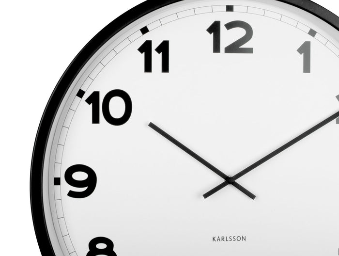 Karlsson - Wall clock New Classic large white