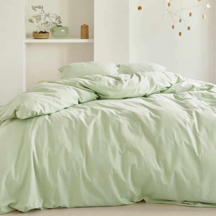 Essenza Guy Dekbedovertrek 140 x 220 cm - Pistache