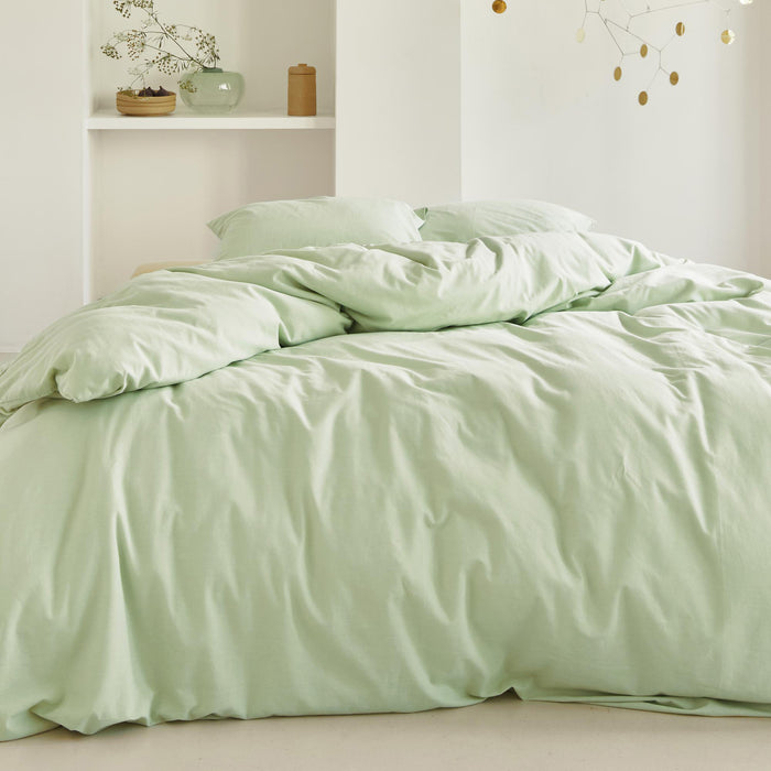 Essenza Guy Dekbedovertrek 240 x 220 cm - Pistache