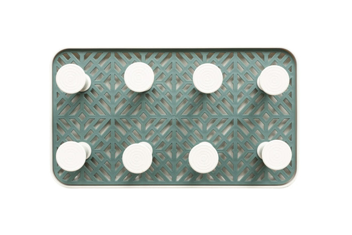 Sareva Afdruiprek Glazen | Flessendroger - Wit - 8 glazen