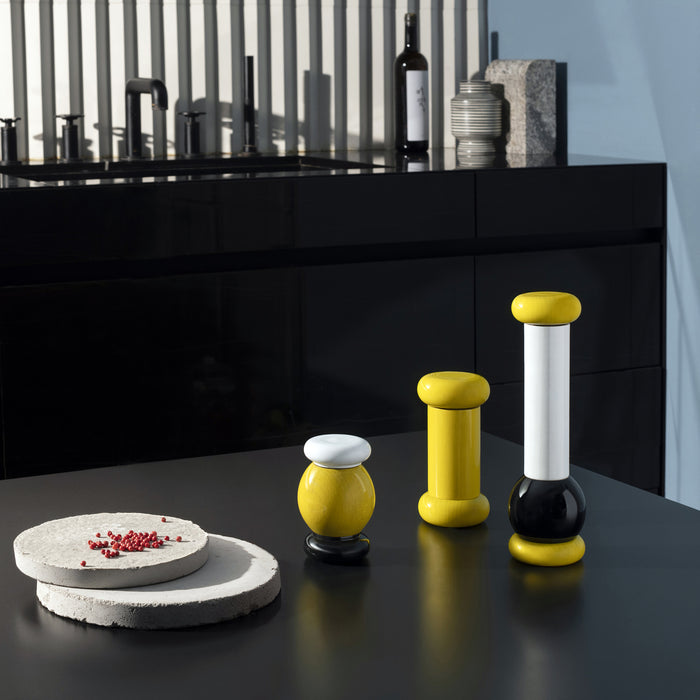 Alessi Castor Peper- en zoutmolenset - 15 cm - Geel
