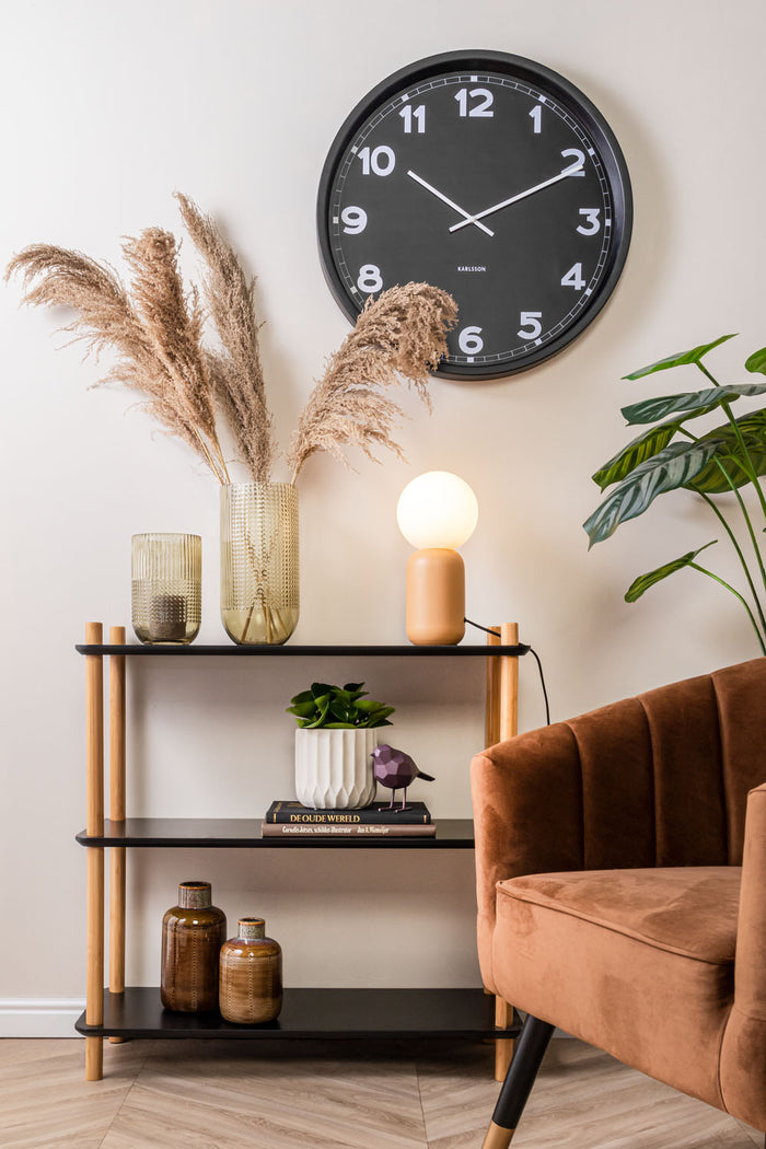 Karlsson - Wandklok New Classic - Large - Zwart - Ø60cm