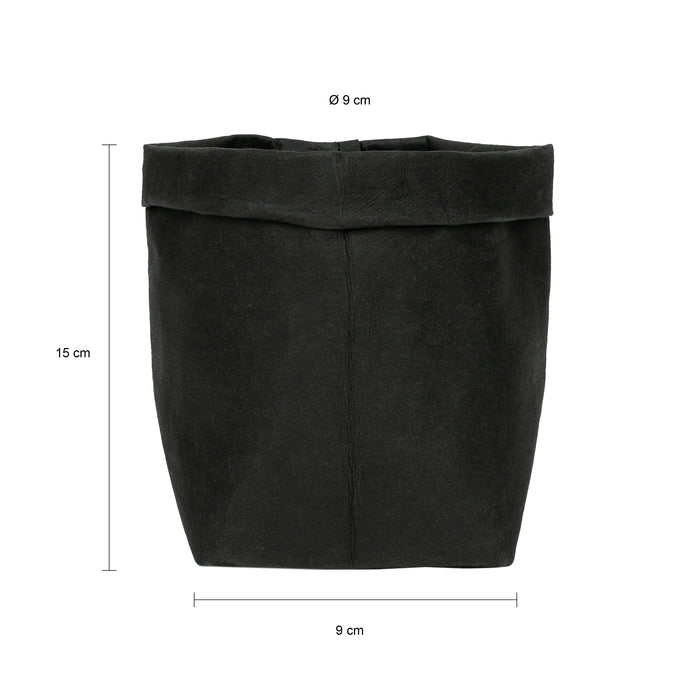 QUVIO Plantenzak uitwasbaar 9x9x15cm - Zwart