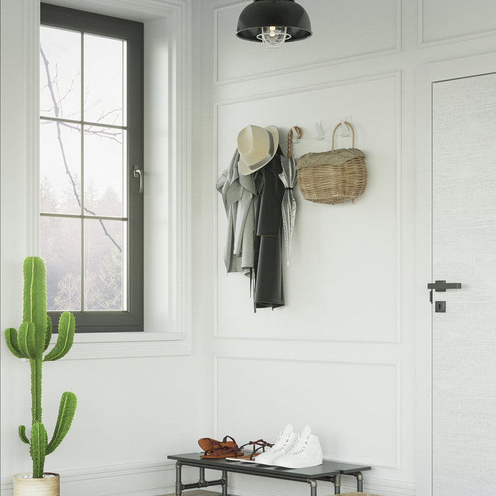 Gorillz Mystiek Five - Wandkapstok - 10 kapstok haken - Wit