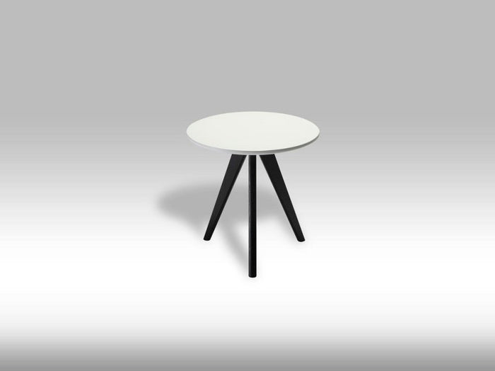 Hioshop Livie salontafel rond zwart|wit.