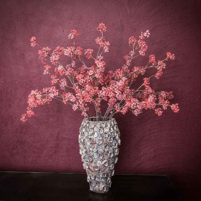 PTMD Garden Bloem Mini Bloem Kunsttak - 38 x 27 x 69 cm - Bordeaux