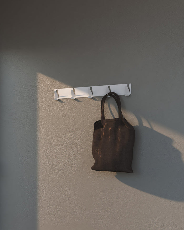 Gorillz Raw XL - Industrieel kapstok wandkapstok - Wit