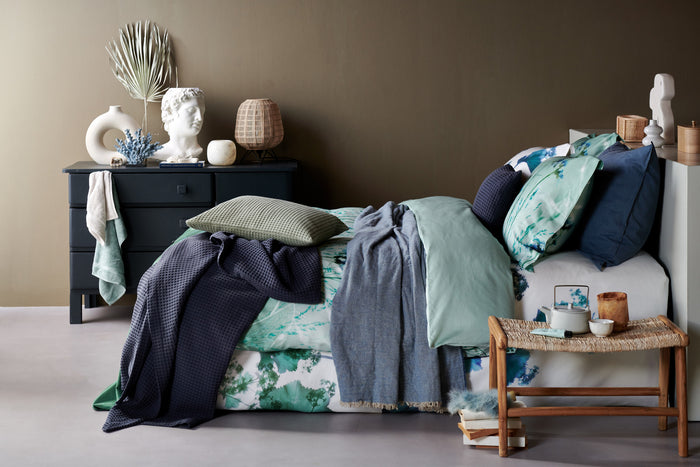 Vandyck Dekbedovertrek BLUE SHADES Storm Blue 140x220 cm