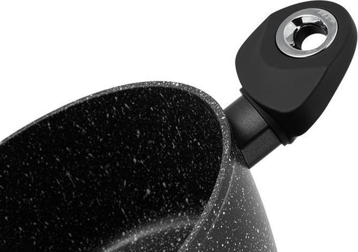 Edenberg Stonetec Line - 12-delige Luxe Pannenset van Gesmeed