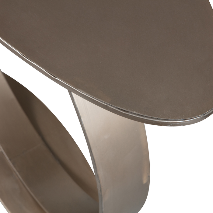 WOOOD Comic Sidetable - Metaal - Champagne - 87x110x35