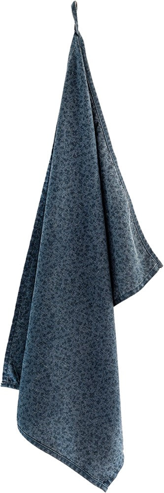 Laura Ashley Theedoek Blauw Wild Clematis 50x70cm