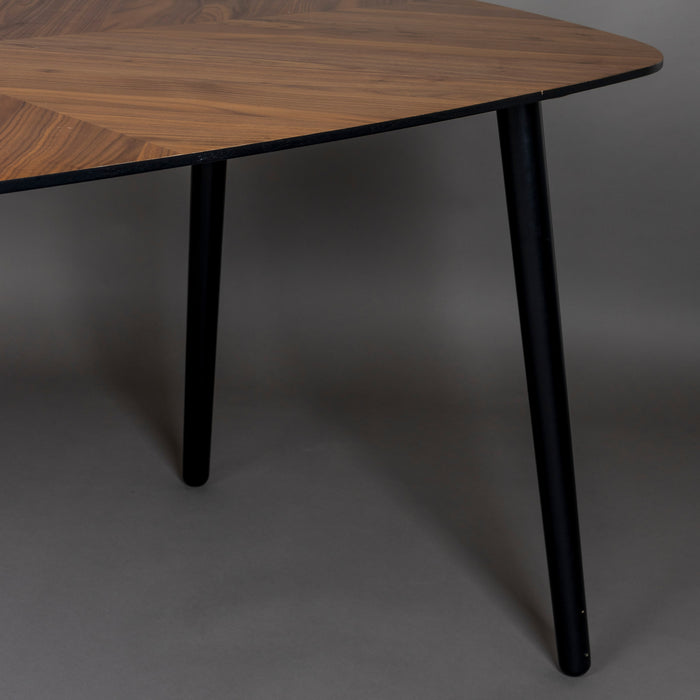 Dutchbone Clover Eettafel - 165 x 90 cm - Bruin