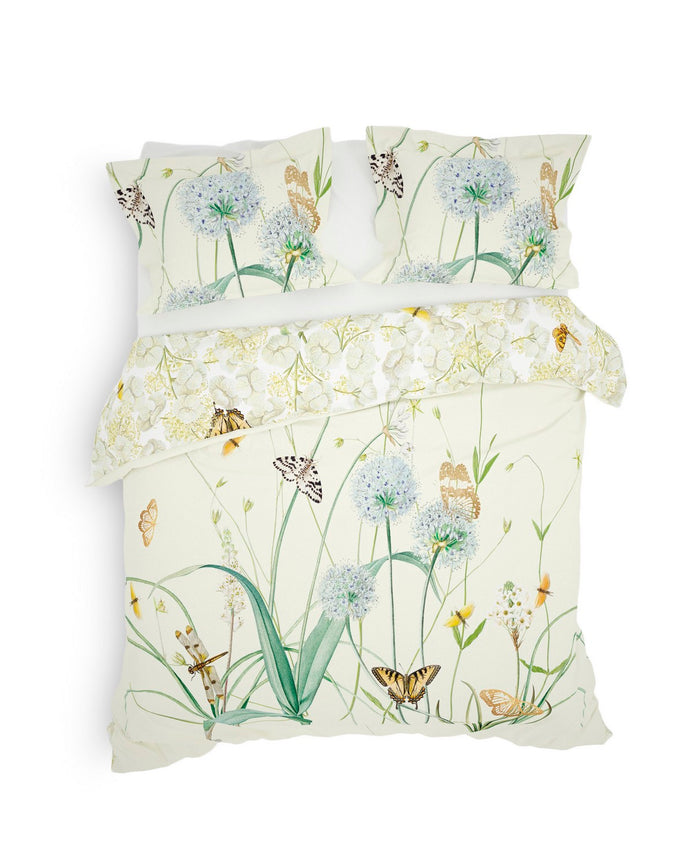 Heckett Lane Dekbedovertrek Katoen Satijn Lubin - off white