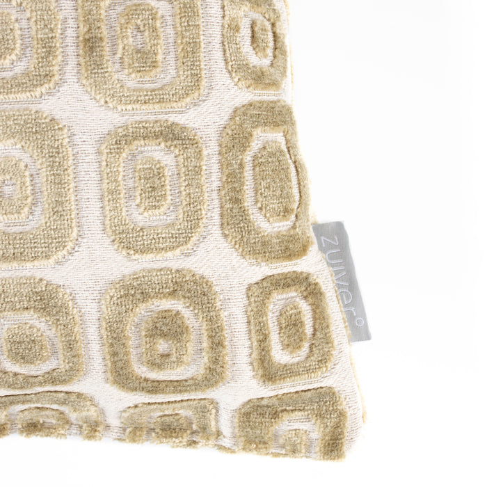 Zuiver Cloud Sierkussen - Natural champagne 45 x B 45 cm