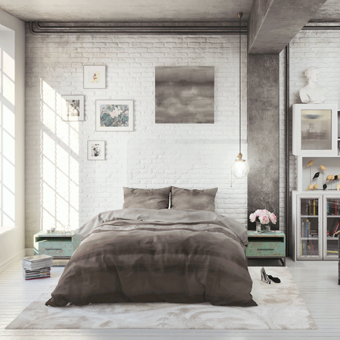 Sleeptime Dekbedovertrek Marcus Taupe-240x200|220