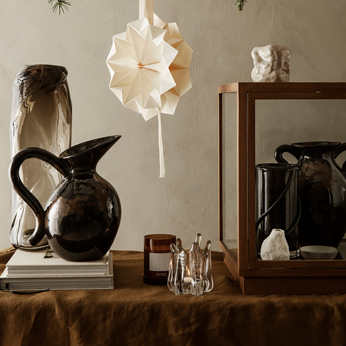 Ferm Living Miru Glass Montre Vitrinekast - Donkerbruin