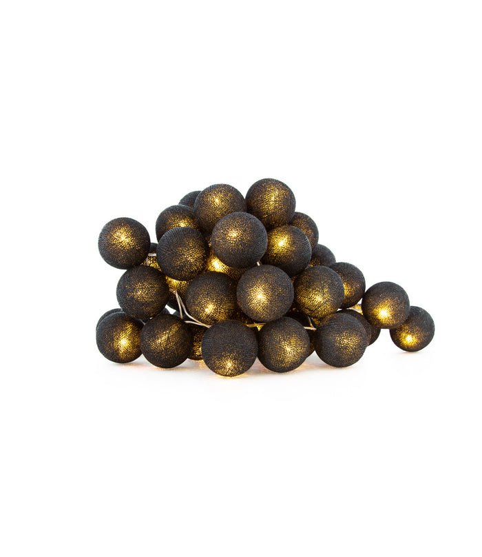 Cotton Ball Lights Regular lichtslinger zwart - Black 20