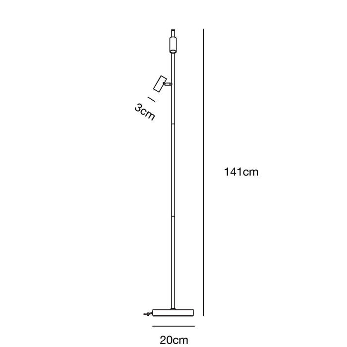 Nordlux Omari Vloerlamp - Wit