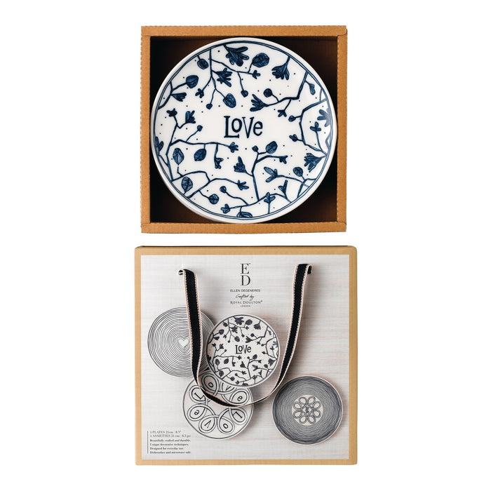 Royal Doulton Ellen Degeneres Love Borden Ø 21 cm - 4 st.