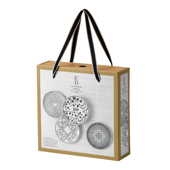 Royal Doulton Ellen Degeneres Love Borden Ø 21 cm - 4 st.