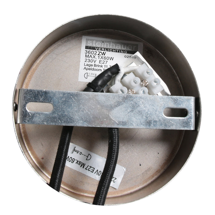 Steinhauer - hanglamp - Sparkled Light - blauw - metaal velours stof