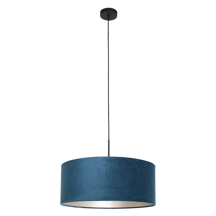 Steinhauer - hanglamp - Sparkled Light - blauw - metaal velours stof