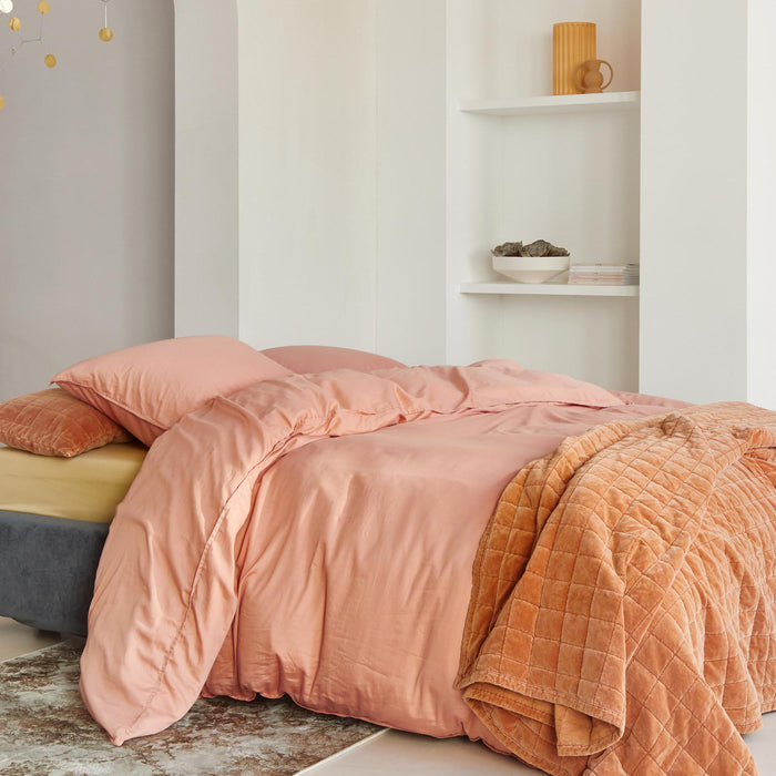 Essenza Minte Dekbedovertrek 140 x 220 cm - Bright Terra