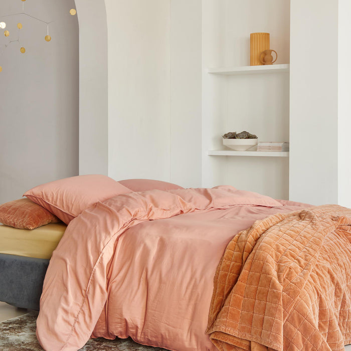 Essenza Minte Dekbedovertrek 200 x 220 cm - Bright Terra