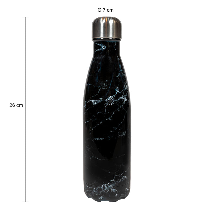 Krumble Thermosfles 500 ml - Zwart