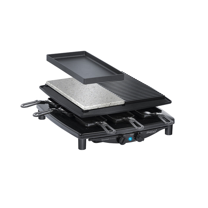 Steba RC4 Plus Deluxe Steengrill, Gourmet & Raclette