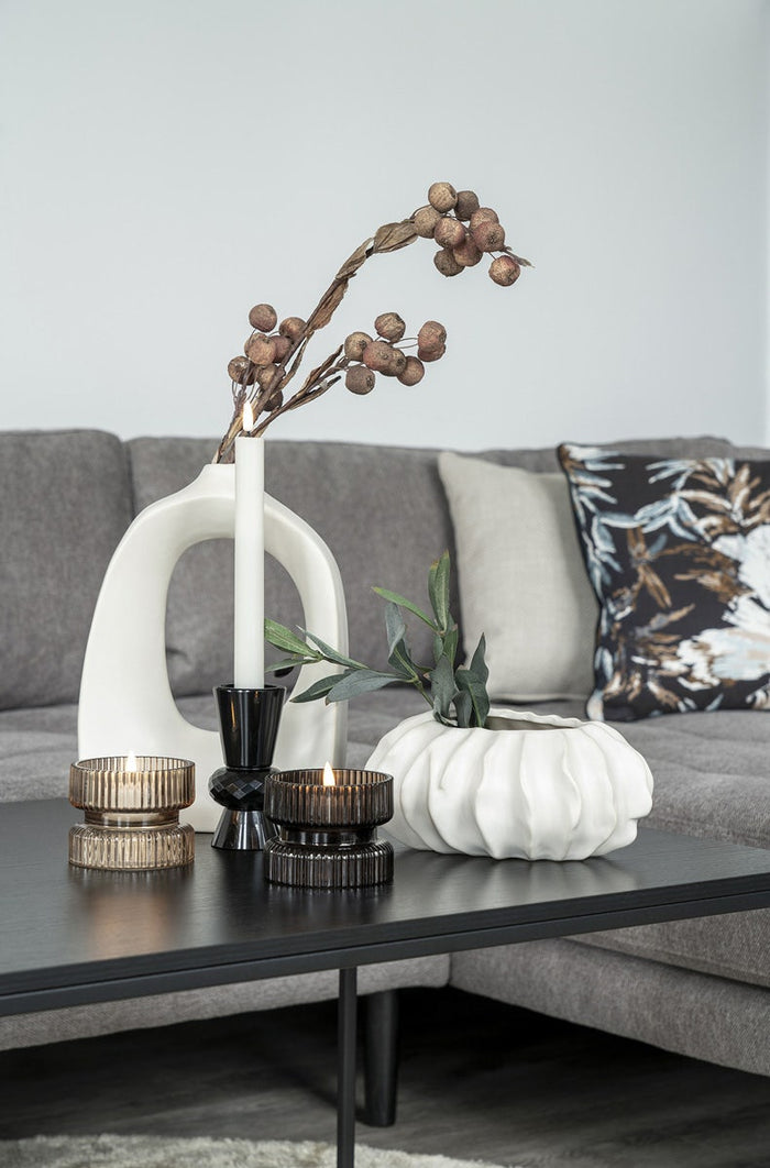 Artichok Liz glazen kandelaar - set van 2