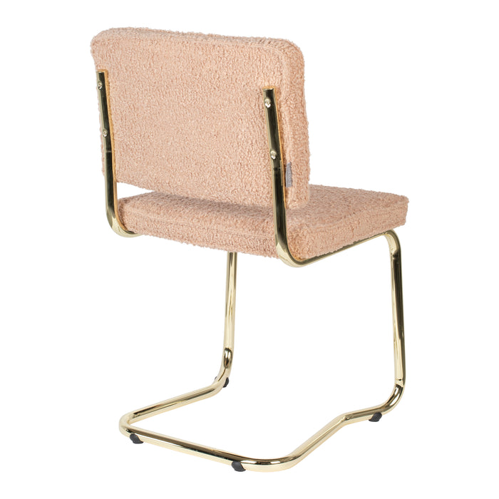 Zuiver Teddy Kink Stoel - Roze