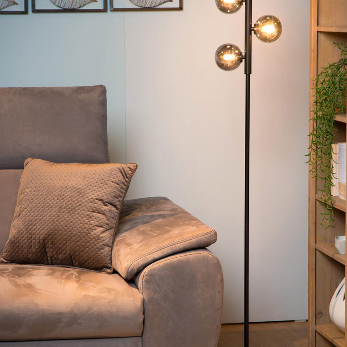 Lucide TYCHO Vloerlamp - Zwart