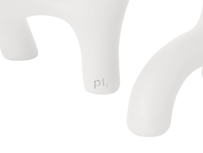 present time Kandelaar Swirls Large - White