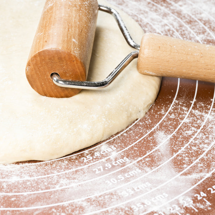 Krumble Siliconen bakmat met eenheden vierkant - Bruin