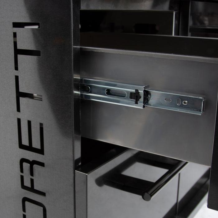 Boretti Imperatore Nero Gasbarbecue - 5 Branders