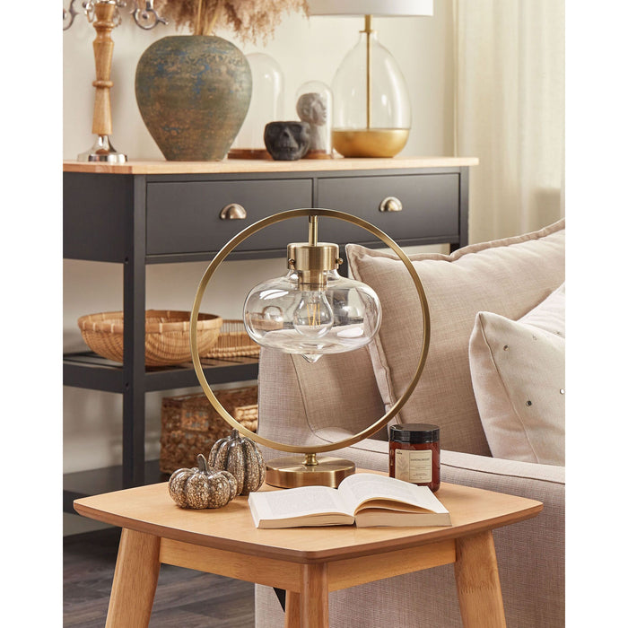 Beliani - SEVERN - Tafellamp - Goud - Metaal