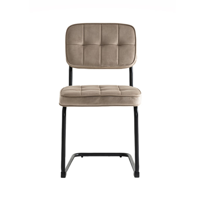 Furnihaus Eetkamerstoelen Set van 4 Flexa - Velvet Beige