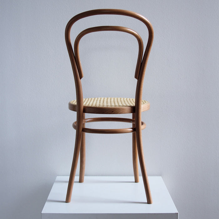 Fameg Vienna Thonet No.14 Houten Bistrostoel Naturel - Rotan Zitting