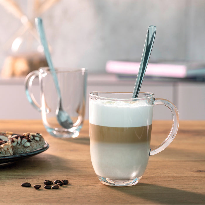 Leonardo Napoli Giftset Latte Macchiatoglazen + Lepels