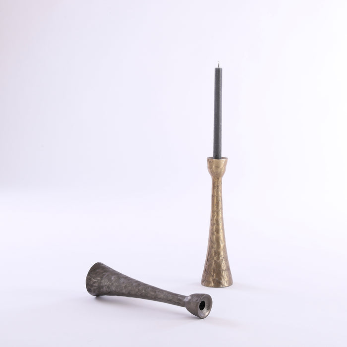 Casa Vivante Casca Kandelaar H32 cm donkerzilver